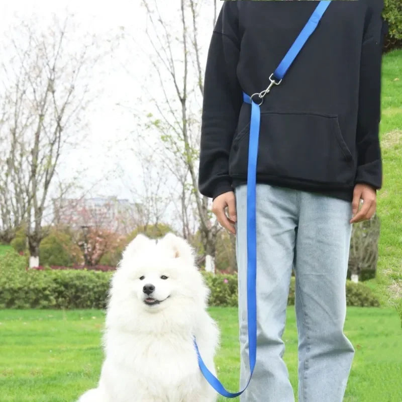 230cm Hands-Free Adjustable Multifunctional Nylon Dog Leash