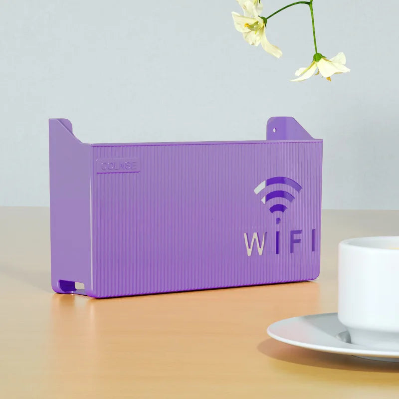 Wireless Wifi Router Shelf Storage Box Wall Hanging ABS Plastic Organizer Box Cable Power Bracelet Organizer Box Home Decor New