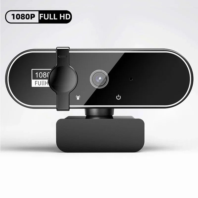 Webcam Mini Lenovo 4K HD Microfone Webcam 2K Full HD Foco Automático USB para PC Portátil Câmara de Gravação de Vídeo com Foco Automático