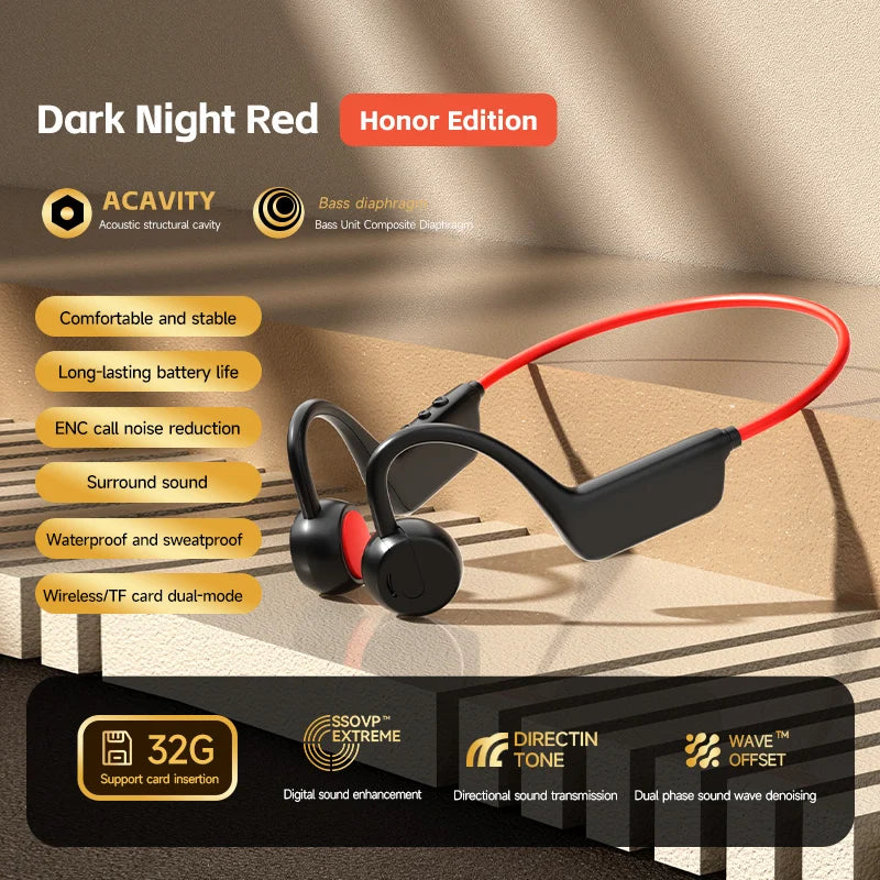 Acavity Pro IPX8 – Waterproof Swimming & Sports Bone Conduction Headphones
