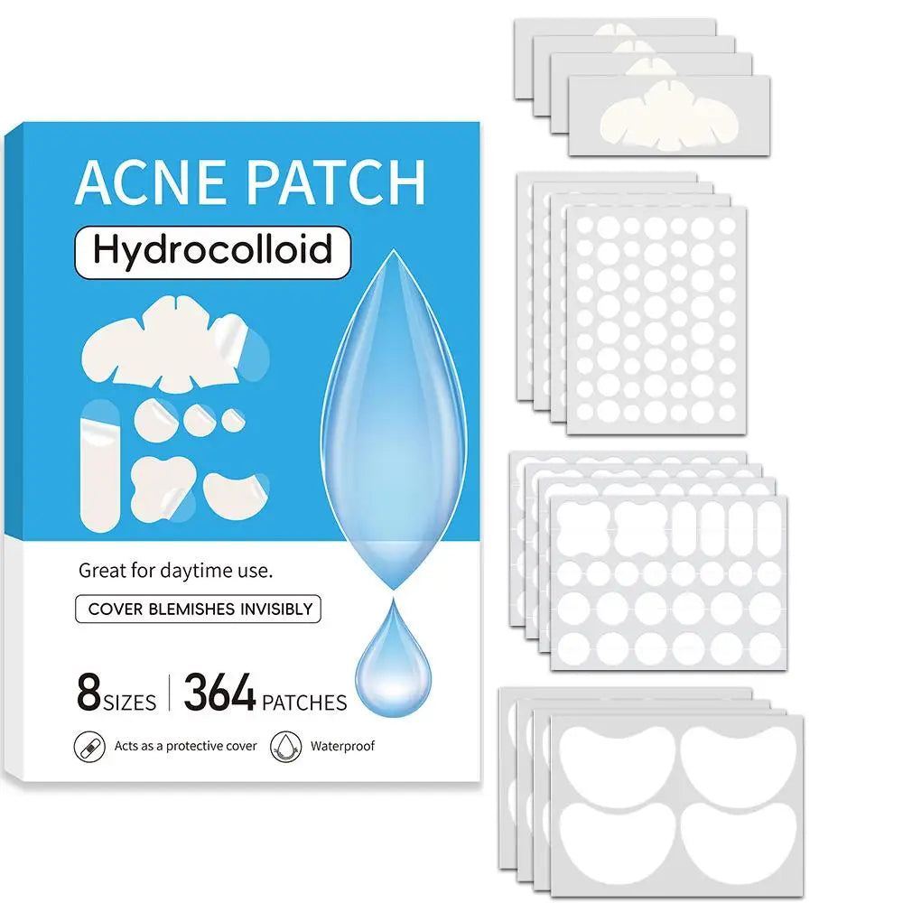 Hydrocolloid Patch Acne Invisible Pimple Removal Multi-shape Mixing  Full Face Pimple Patches Beauty Makeup Face Care