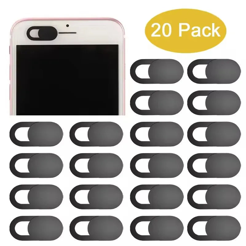 Webcam Cover Shutter Magnet Slider Plastic Camera Cover for iPad Tablet Web Laptop Pc Camera Mobile Phone Lenses Privacy Sticker