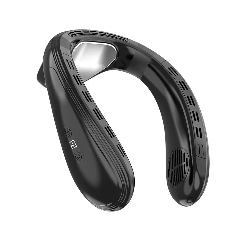 Portable Semiconductor Cooling Neck Fan with 5200mAh Battery
