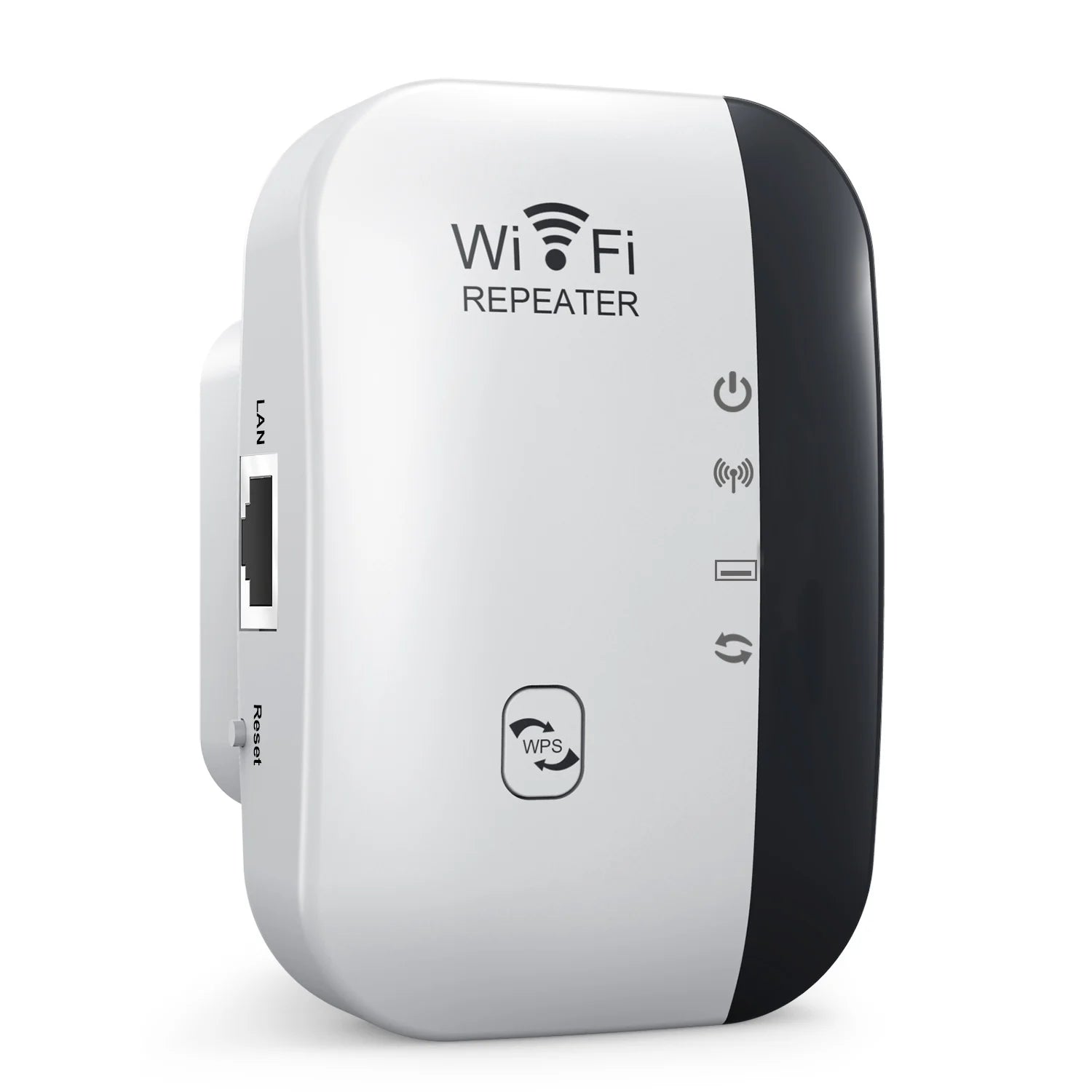 Kebidumei 300Mbps Wireless WiFi Repeater Wifi Extender Amplifier 802.11N WPS Long Range WiFi Booster Amplifier Wi Fi Repeater