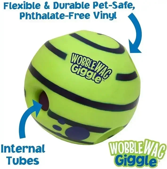 Interactive Wobble Wag Giggle Sound Emitting Glow Ball