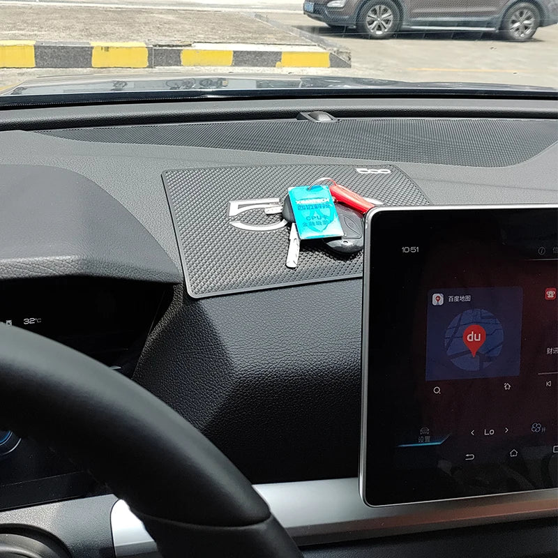 For Fiat 500 Punto 500x Bravo Stilo Ducato Abarth 500L Car Dashboard Sticky Accessories Anti-Slip Mat Silicone Anti-Slip Sticker