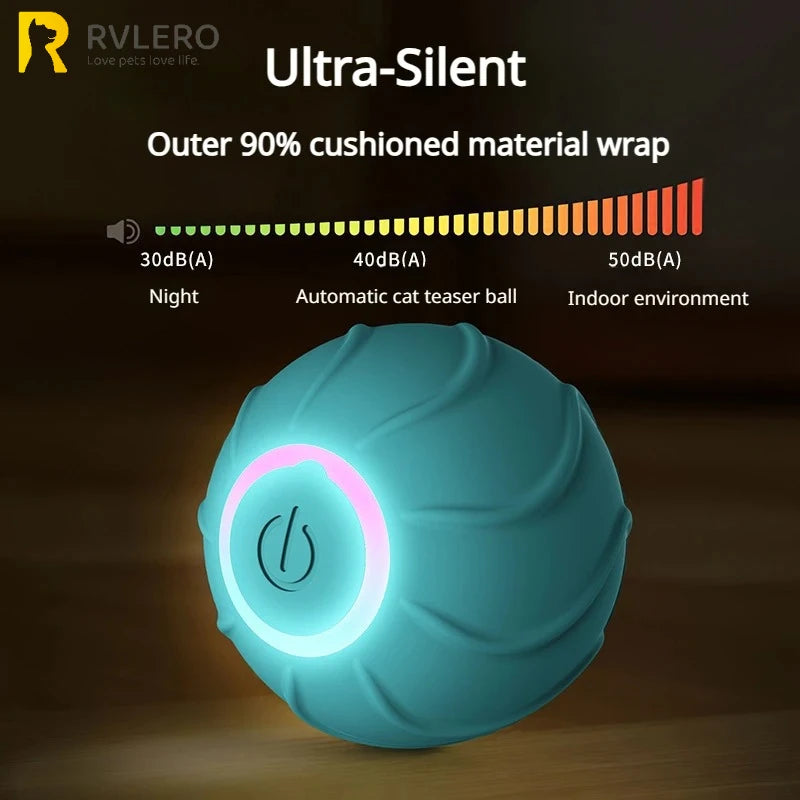 Brinquedos Inteligentes para Gatos Bola Rolante Brinquedo Interativo para Animais de Estimação Bola Saltarola Automática USB Auto provocador Brinquedos para Gatinhos Bola Saltaroca