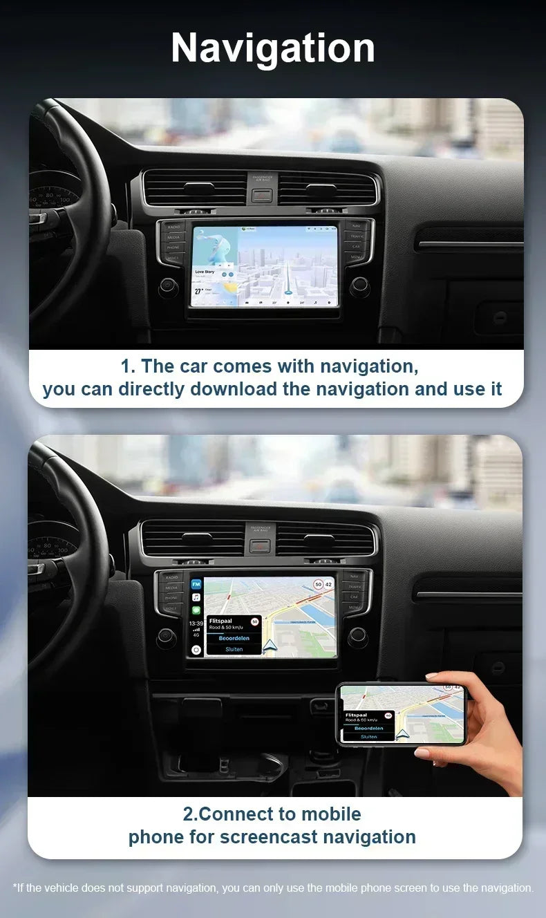 Android13 CarPlay Android Auto A133 Ai Box Wireless Box for Netflix YouTube Wireless Carplay Car Smart Systems for Wired Carplay