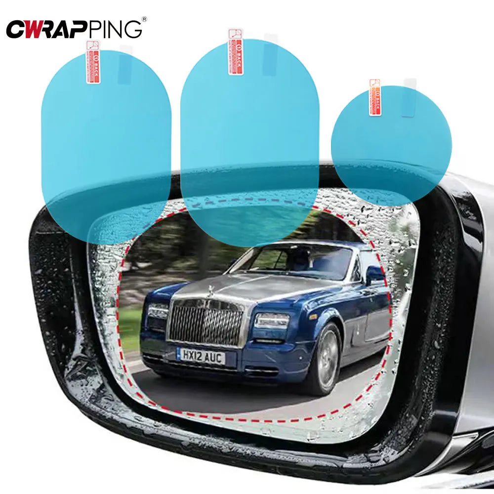 Car Rainproof Anti Fog Sticker Car Rainproof Film Clear Window Waterproof Film for Car Motorcycle Mirrors Film Accessories