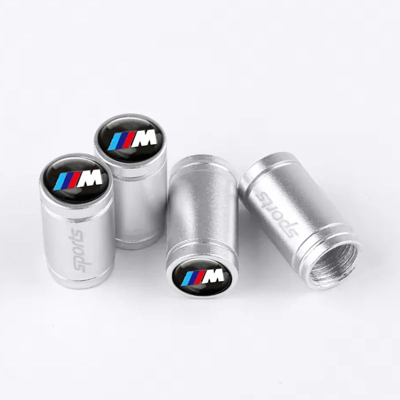 4Pcs Car Styling Wheel Tire Valve Caps Cover Accessories For BMW M Sports E36 E39 E46 E60 E90 E90 F10 F30 G20 G21 G30 G11 F15 X5