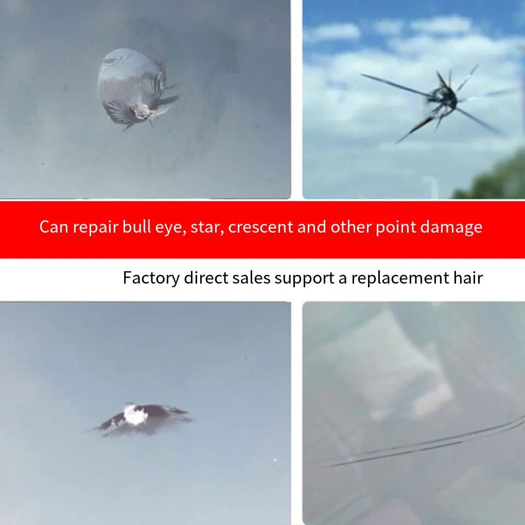 Car Window Glass Repair Tools Windshield Quick Fix Cracked Glass Auto Scratch Crack Restores Kit Repair Fluid DIY