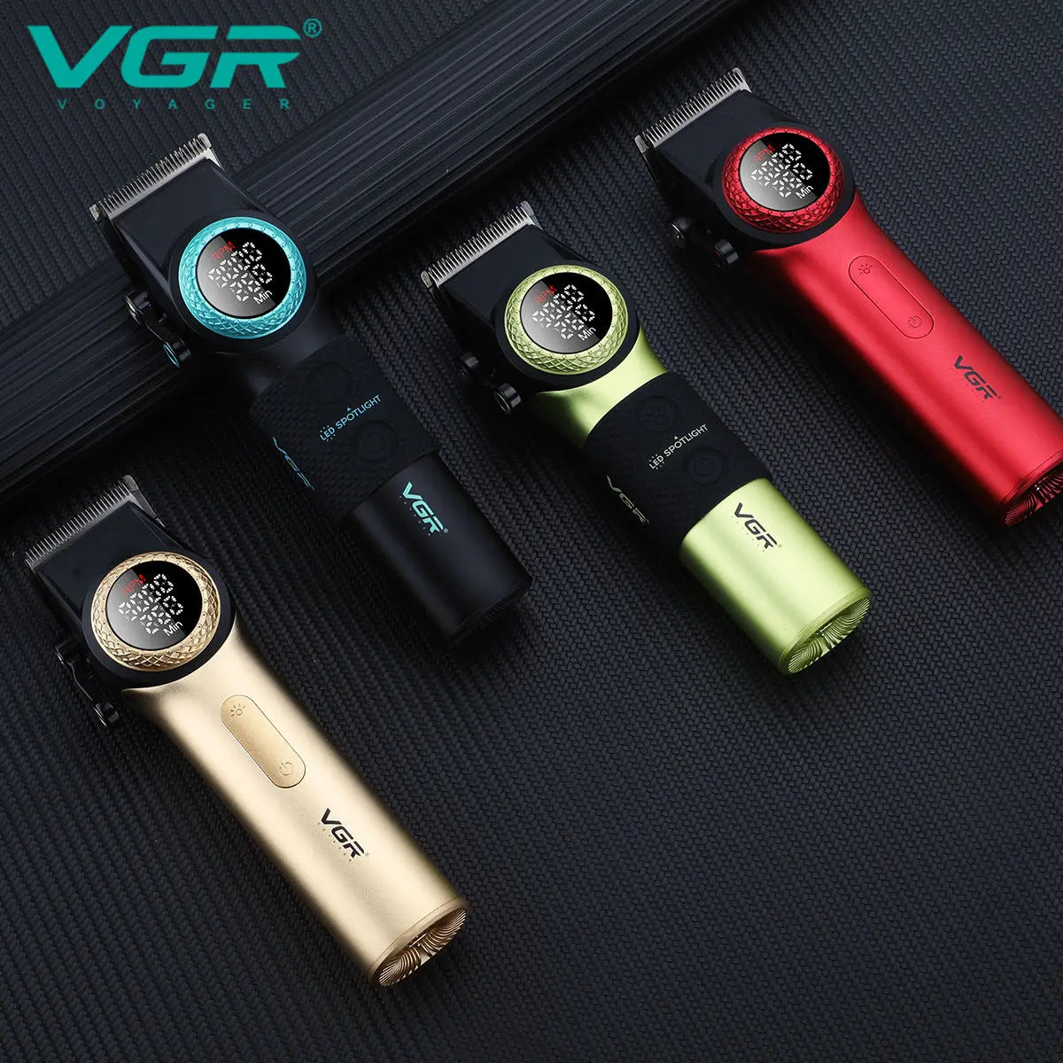 VGR 001 & 977 Professional DLC Blade Clipper Set