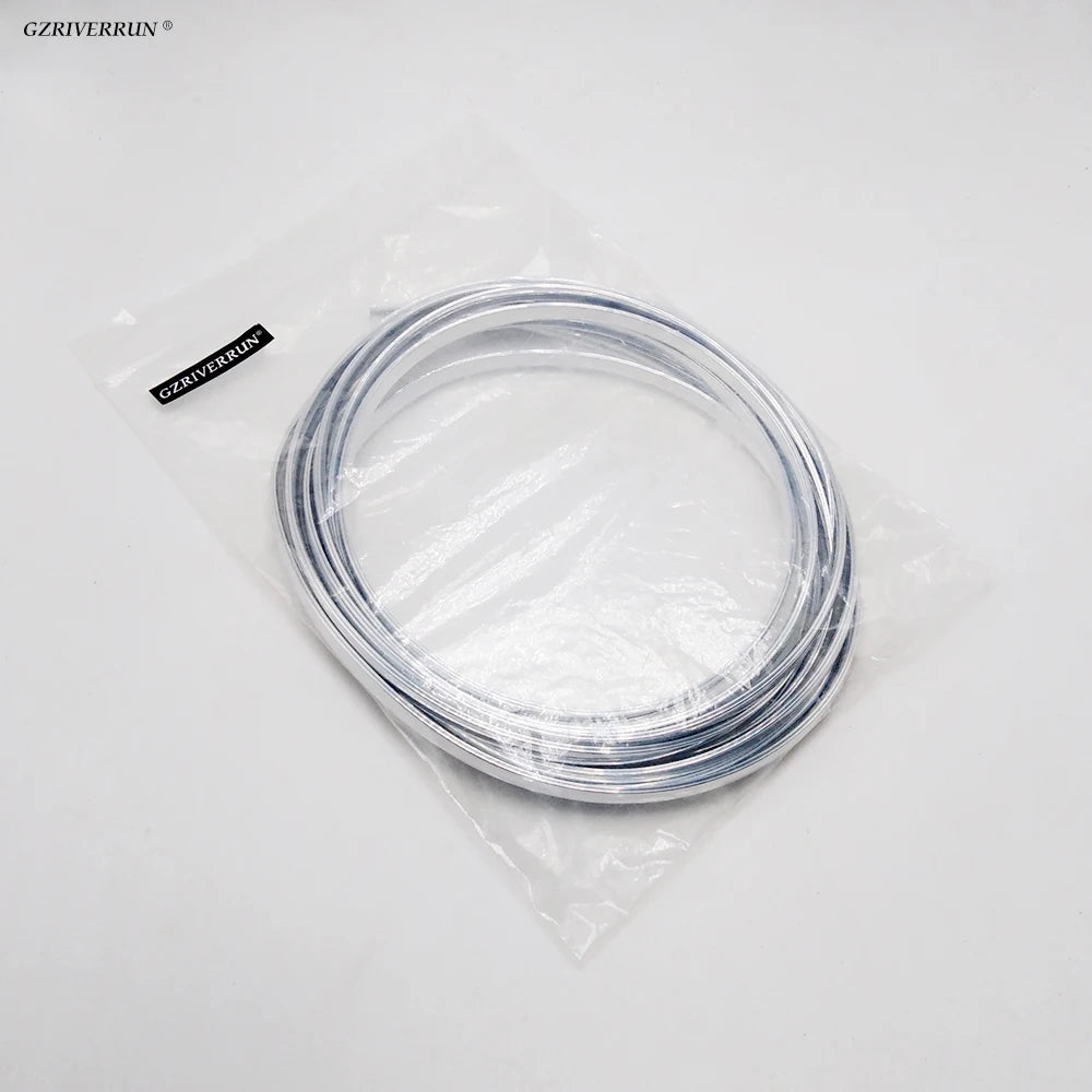 Chrome Car Door Protector Moulding Strip U Style 4Meters Silver Edge Protection Trim Impact Grill Line Truck SUV Accessories