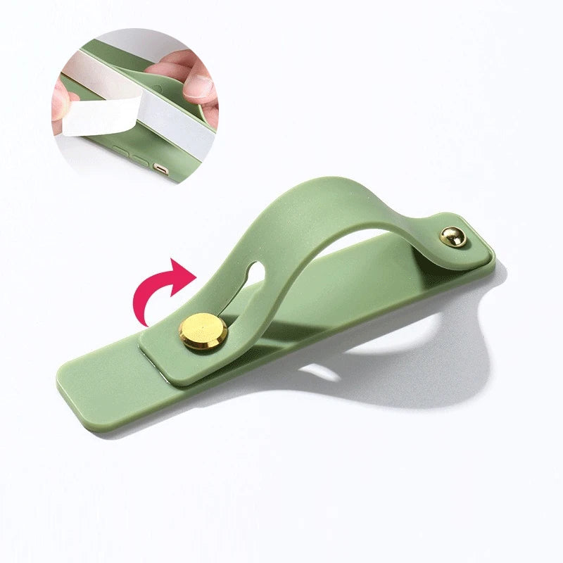 Universal Mini Phone Stand Adjustable Back Sticker Self-Adhesive Folding Invisible Desktop Stand for Xiaomi IPhone Huawei