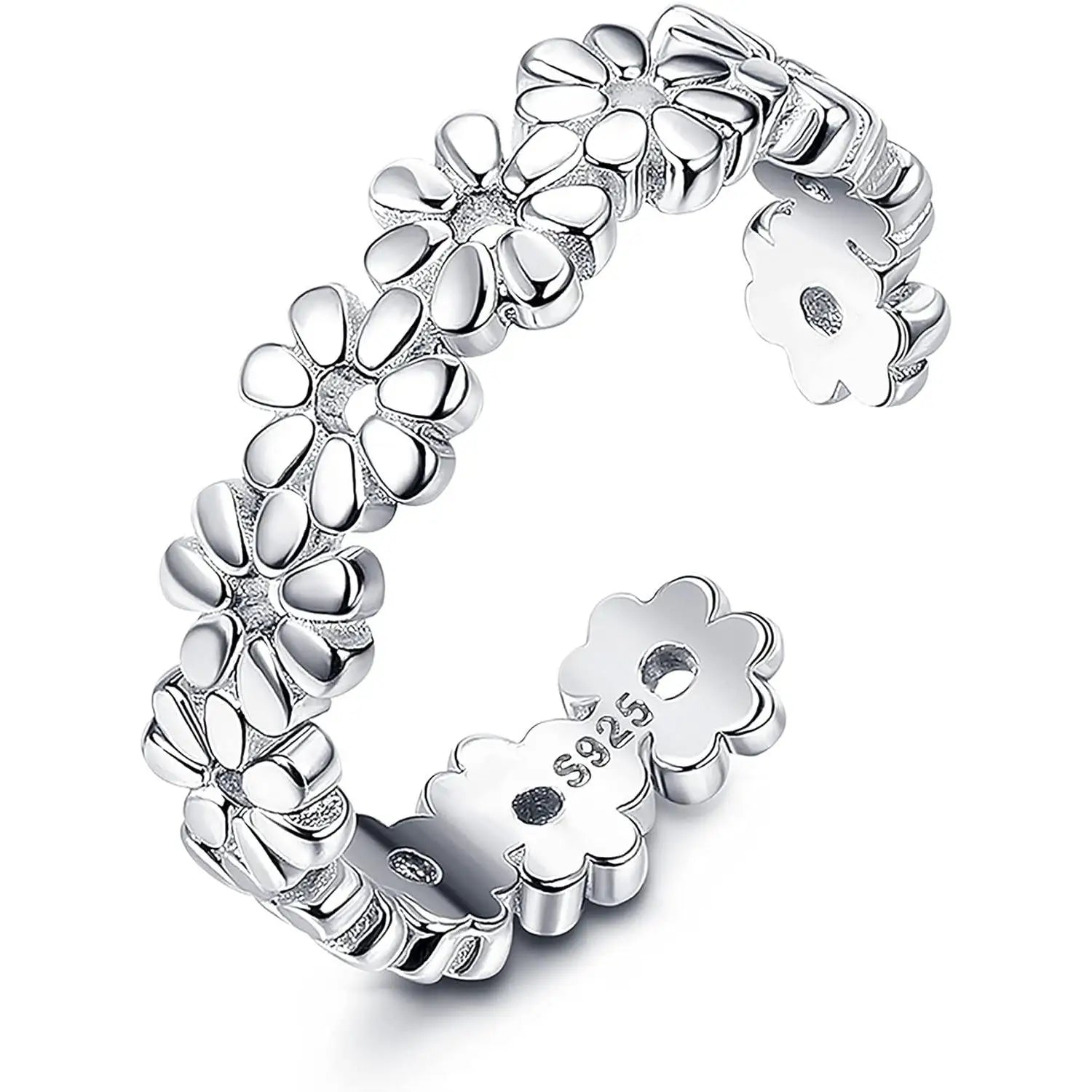 Adjustable 925 Sterling Silver Minimal Toe Ring