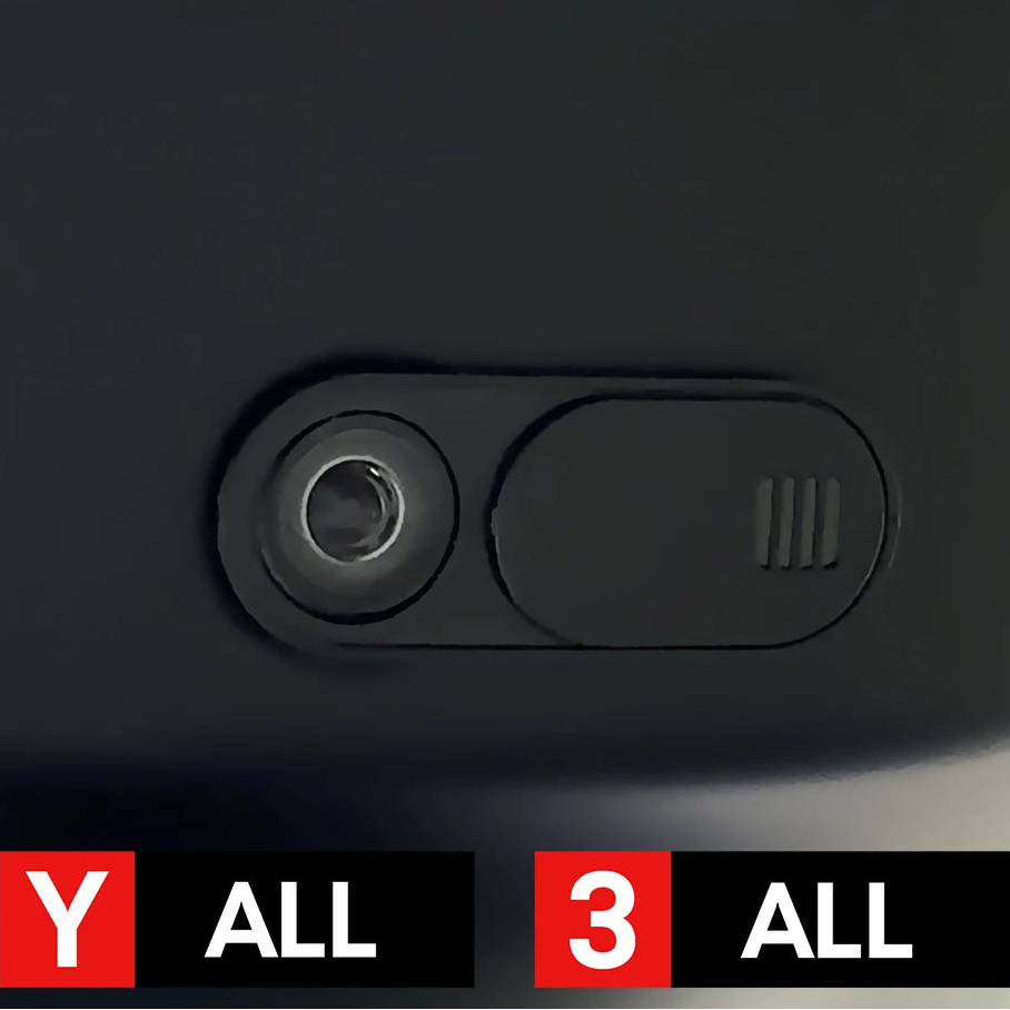 Tesla Model 3 & Model Y (2017-Present) Privacy Camera Cover Slide