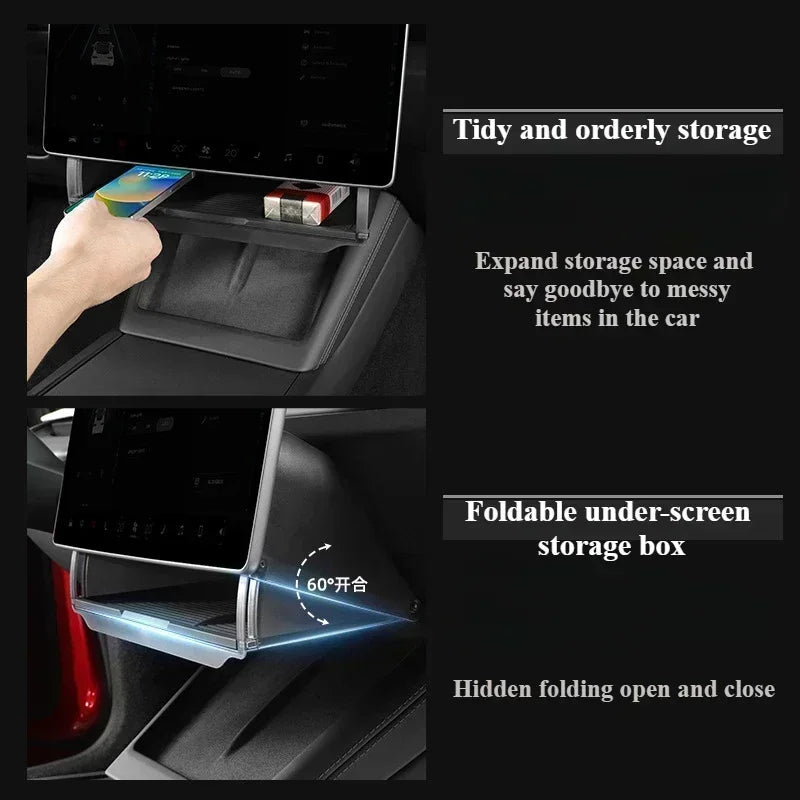 Tesla Model 3 Highland & Model Y Juniper Under-Screen Storage Box