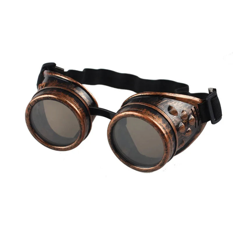 2021 Nova Chegada da Moda Óculos de Sol Estilo Vintage Steampunk Óculos de Soldar Punk Óculos Cosplay Marca Designer Lente Cinco Cores