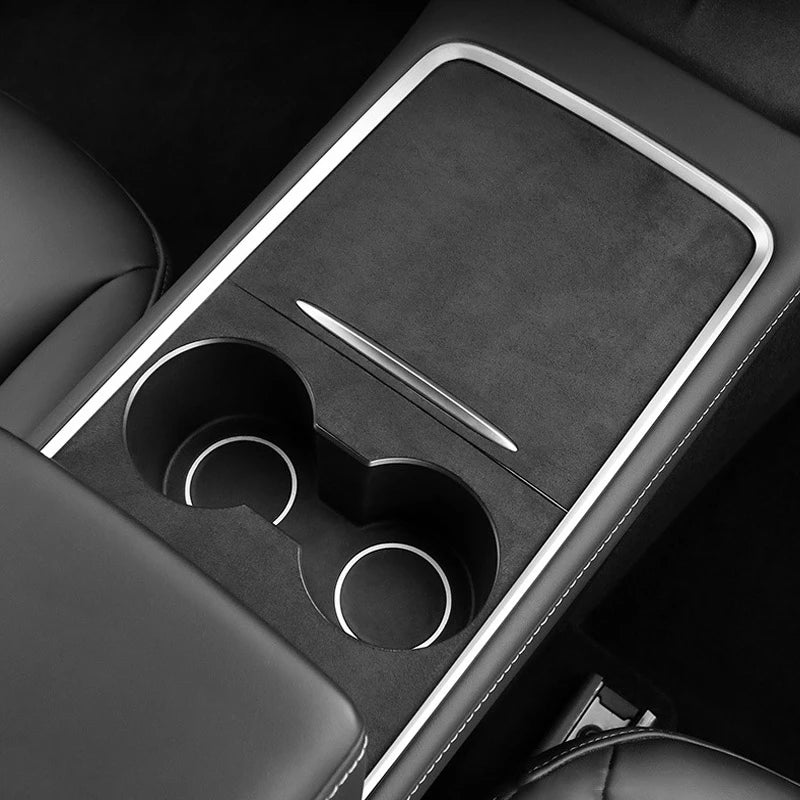 Tesla Model 3 & Model Y Premium Suede Center Console Cover
