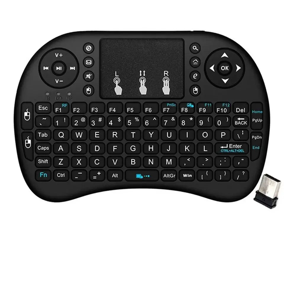 Bluetooth Wireless i8 Mini Keyboard Backlit 2.4G USB English with Touchpad Air Mouse Remote Control Touchpad For Android TV Box