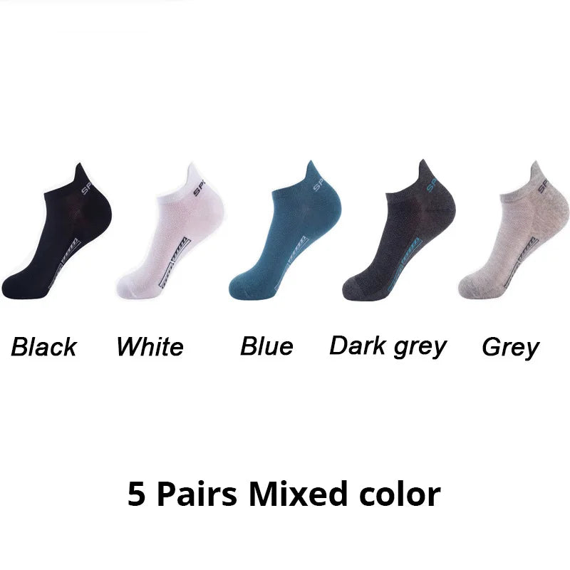 Breathable Summer Mesh Performance Low-Cut Socks