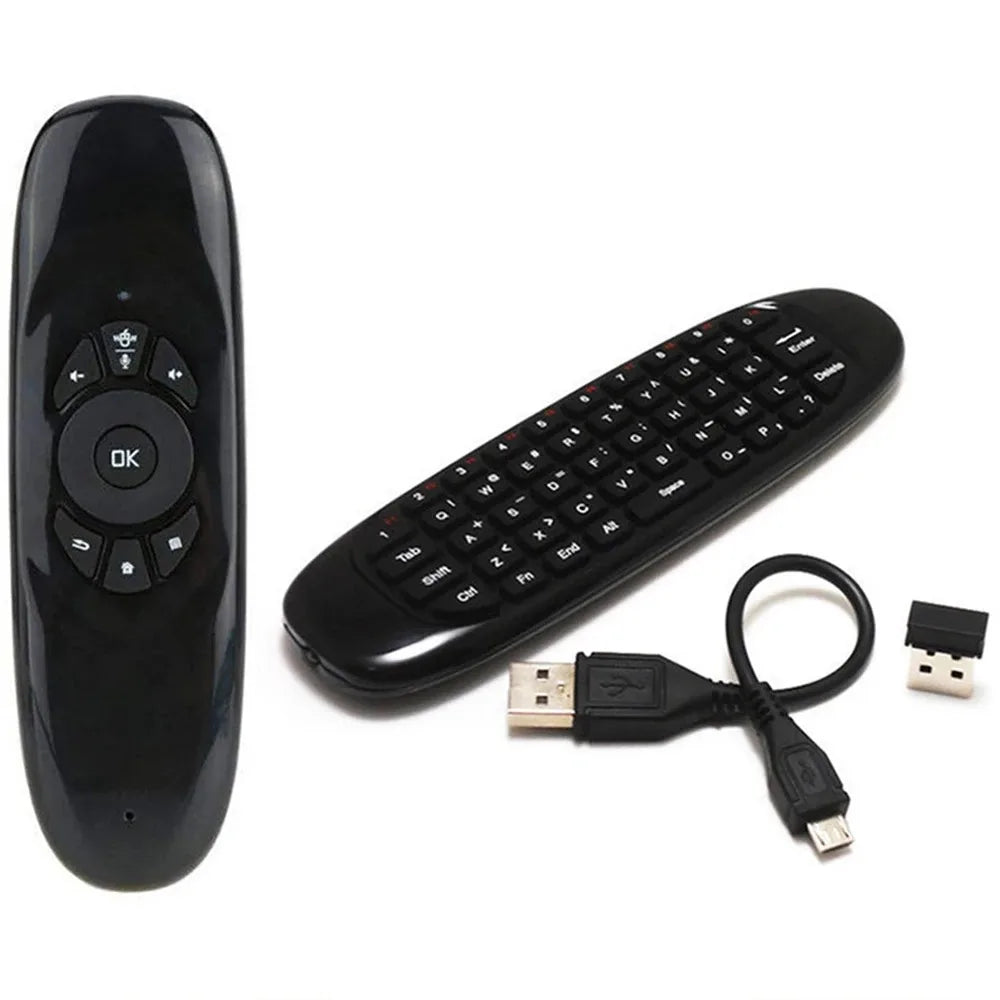 C120 Backlight Air Mouse 2.4G RF Wireless Mini Keyboard Smart Gyroscope Keyboard Remote Control For Android Smart TV Box