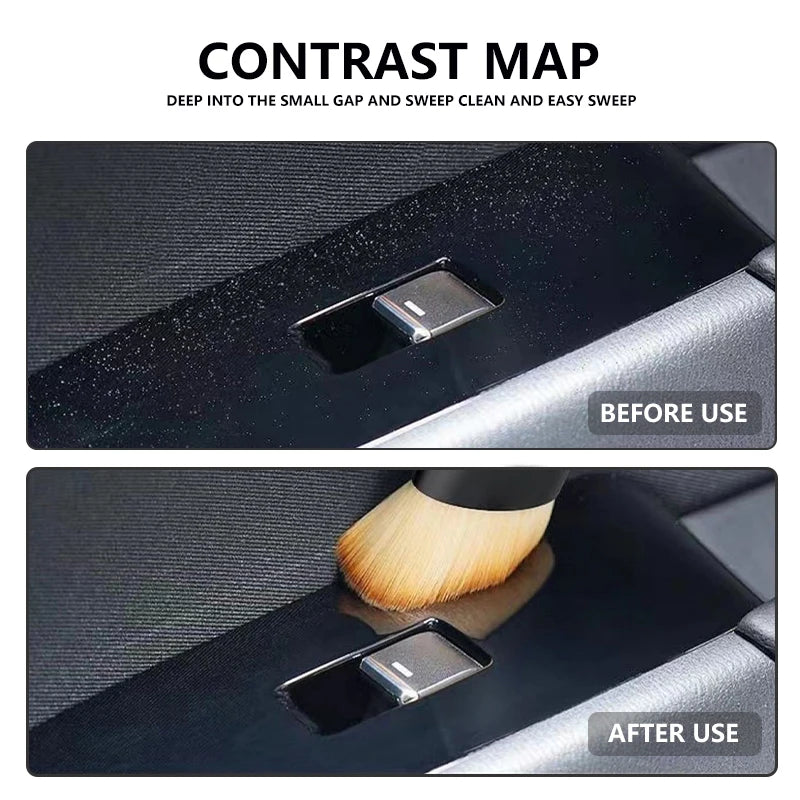 Professional Soft Interior Dashboard and Air Outlet Cleaning Citroen DS Brush
