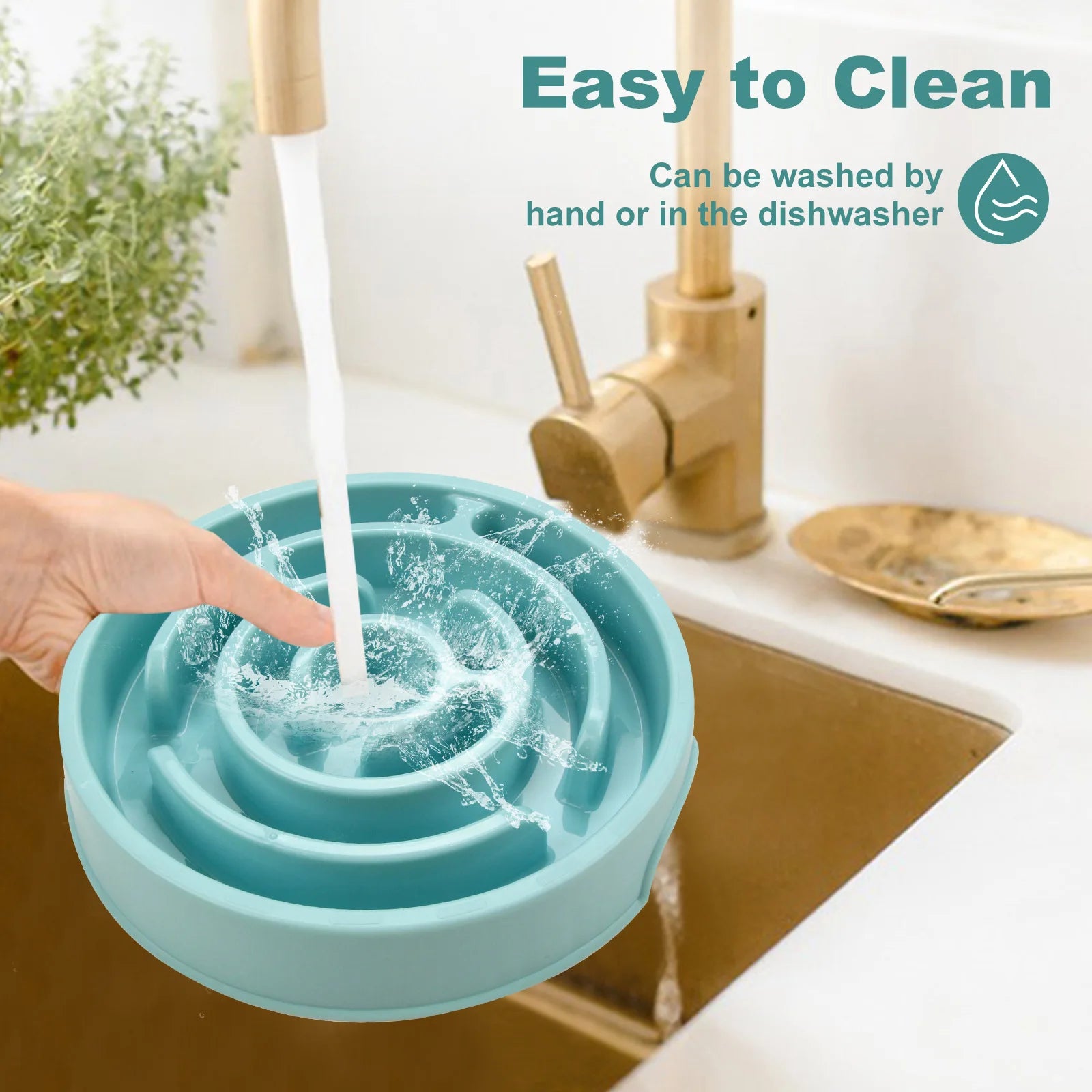 Universal Non-Slip Slow Feeder Pet Bowl