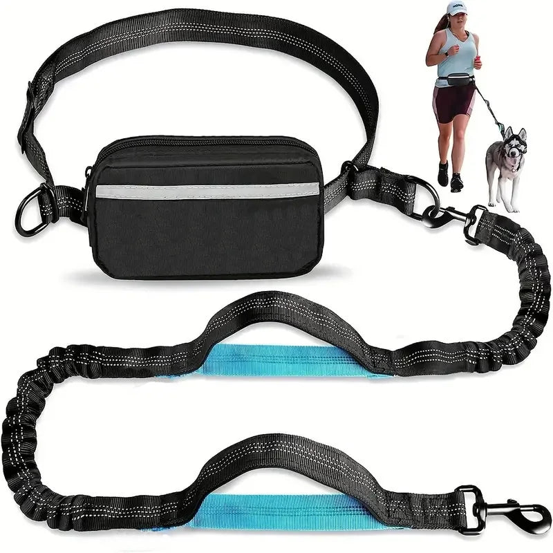 Hands-Free Adjustable Dog Running Leash for Active Breeds