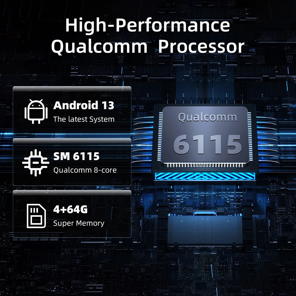 Smart CarPlay AI Box 2026 - Android 13 | Qualcomm Octa-Core | 4G+64GB Wireless Multimedia Adapter