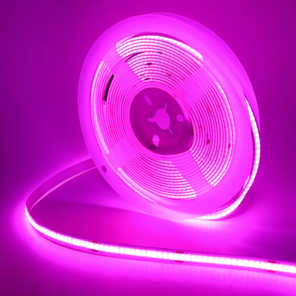 New 5V LED COB Light Strip Dimmable With Touch Sensor/ON OFF Switch USB Flexible LED Tape Christmas TV Backlight Adhesive Tape