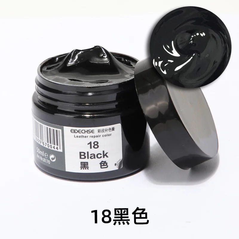 50ml Auto Advanced Leather Repair Cream Repair Filler Sofa Car Seat Leather Complementary Repair Refurbishing Car Polishing Kit