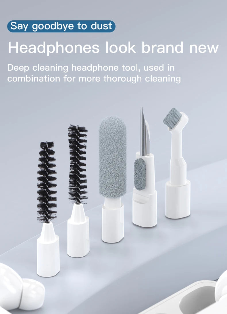 22-in-1 Multi-Purpose Electronics Cleaning Kit with Bluetooth Earbud Cleaners, Charging Port Brushes & Keyboard Cleaning Tools
