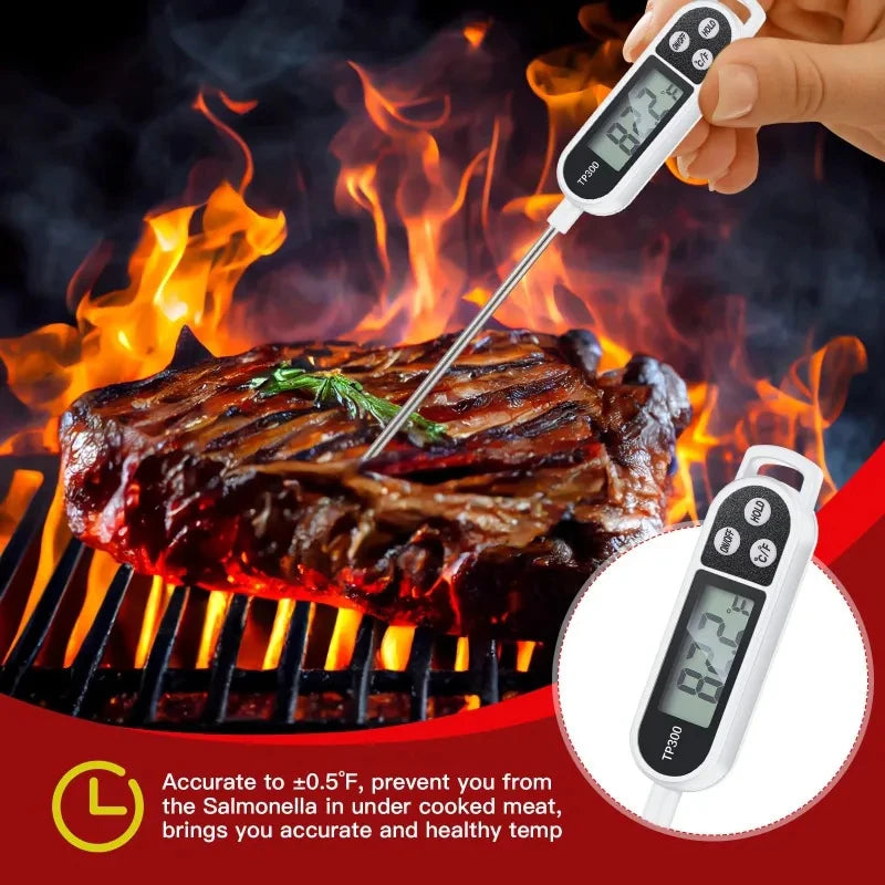 TP300 Precision Digital Food Thermometer for Meat Milk BBQ