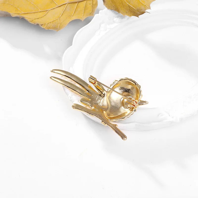 Crystal Bird Animal Brooch Rhinestone Fashion Pin