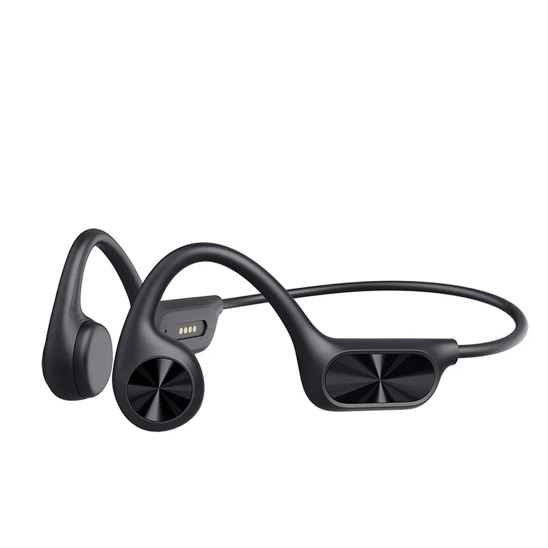 New X7 True Bone Conduction Headset Bluetooth 5.4 IPX8 Depth Waterproof Built-in Mic MP3 32GB Memory Player For Swimming Diving