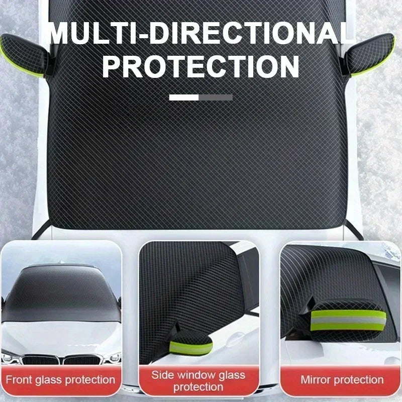 Windshield Cover Car Snow Cover Car Windshield Cover Snow Protector Ice Blocked Front Window Protector Exterior Auto Accessories