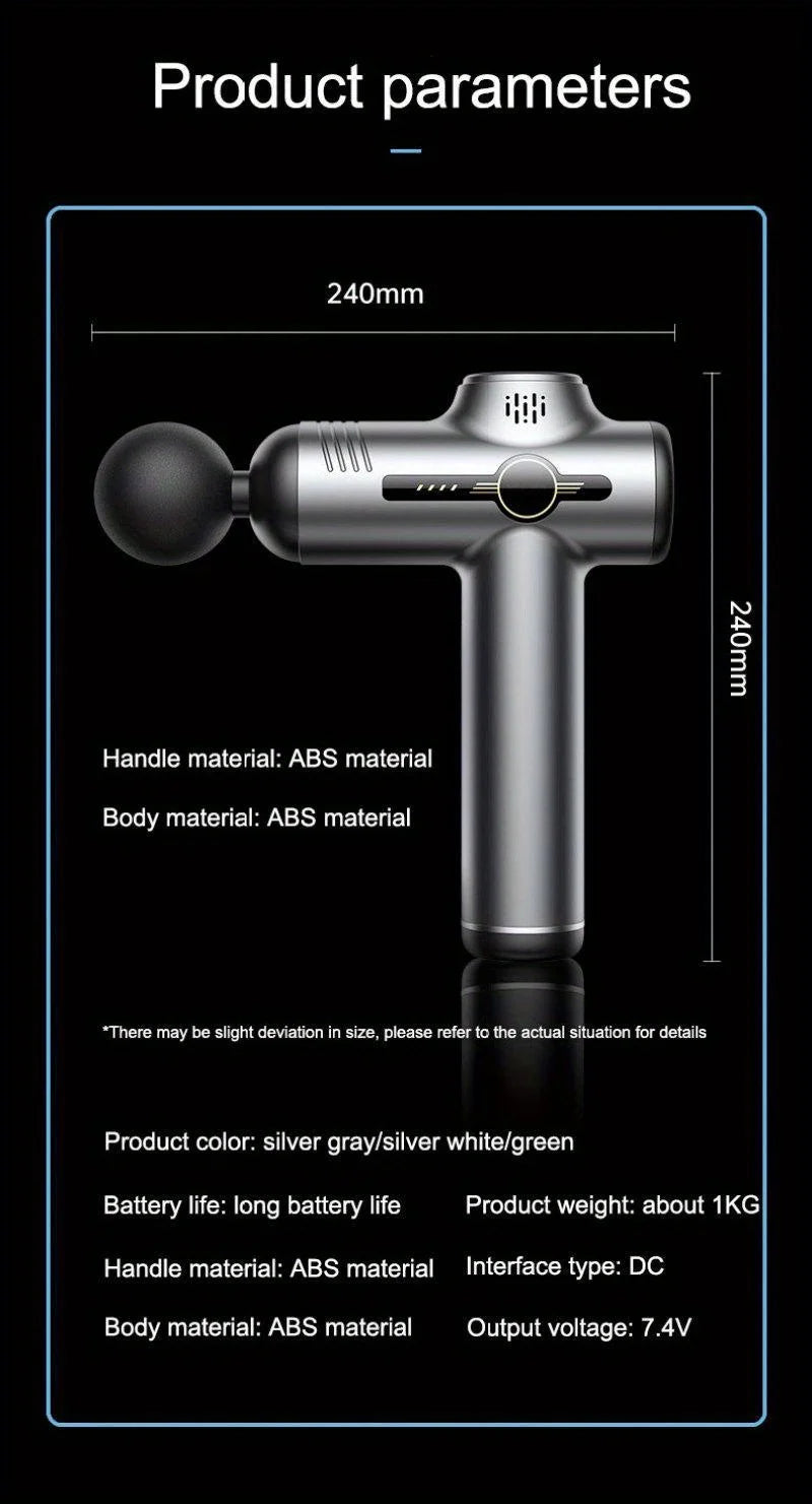 Portable Deep Tissue Fascia Massage Gun for Muscle Recovery