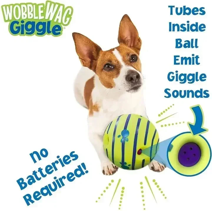 Interactive Wobble Wag Giggle Sound Emitting Glow Ball