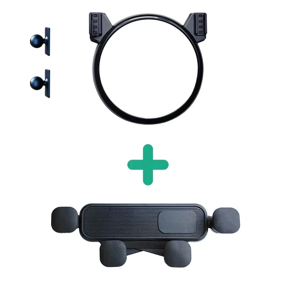 Car Phone Holder For MINI Cooper 2007-2011 2012 2013 R55 R56 R57 Screen Fixed Base Wireless Charging Stand Mobile Phone Mounts