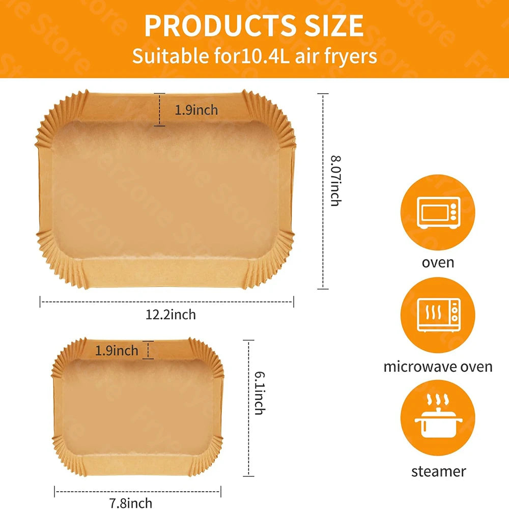Professional Disposable Non-Stick Air Fryer Liners