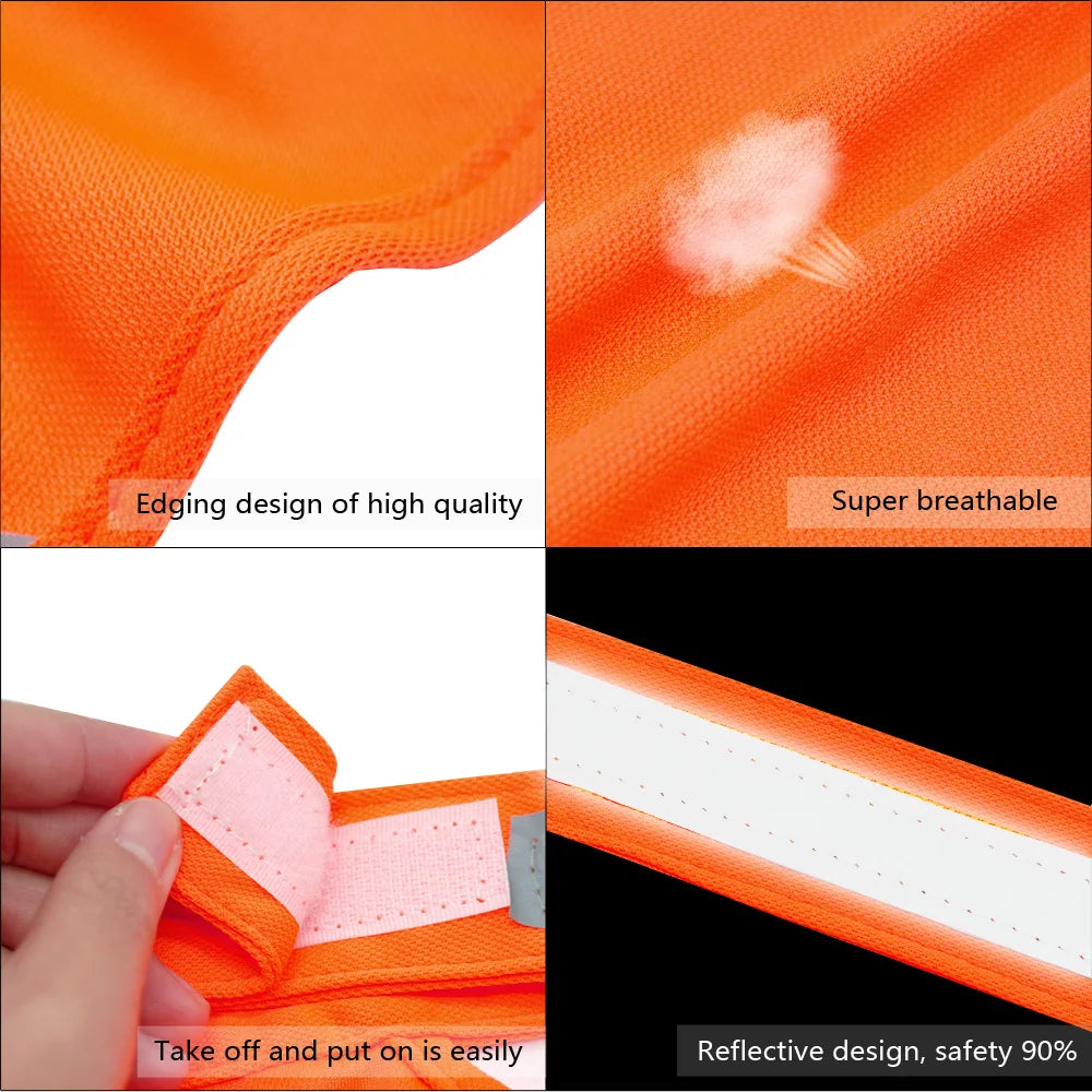 Reflective High-Visibility Waterproof Night Safety Dog Vest