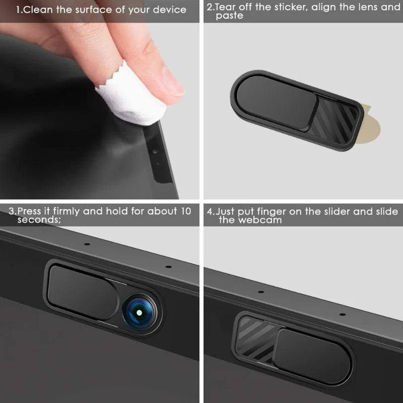 20-1PCS Webcam Camera Covers Privacy Sticker Anti-Peeping Protector Shutter Webcam Camera Lens Cover for Laptop iPad PC Macbook
