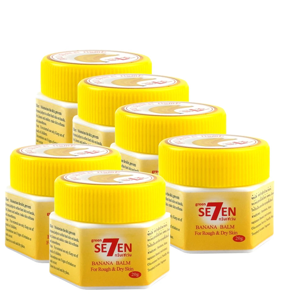 Ultra Moisturizing & Cracked Heel Care With Banana Extract For Dry, Rough Feet Overnight Renewal 20g/bottle