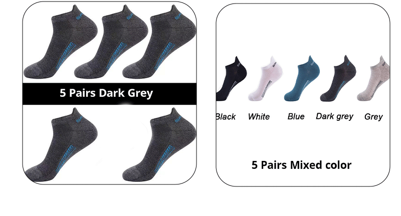 Breathable Summer Mesh Performance Low-Cut Socks