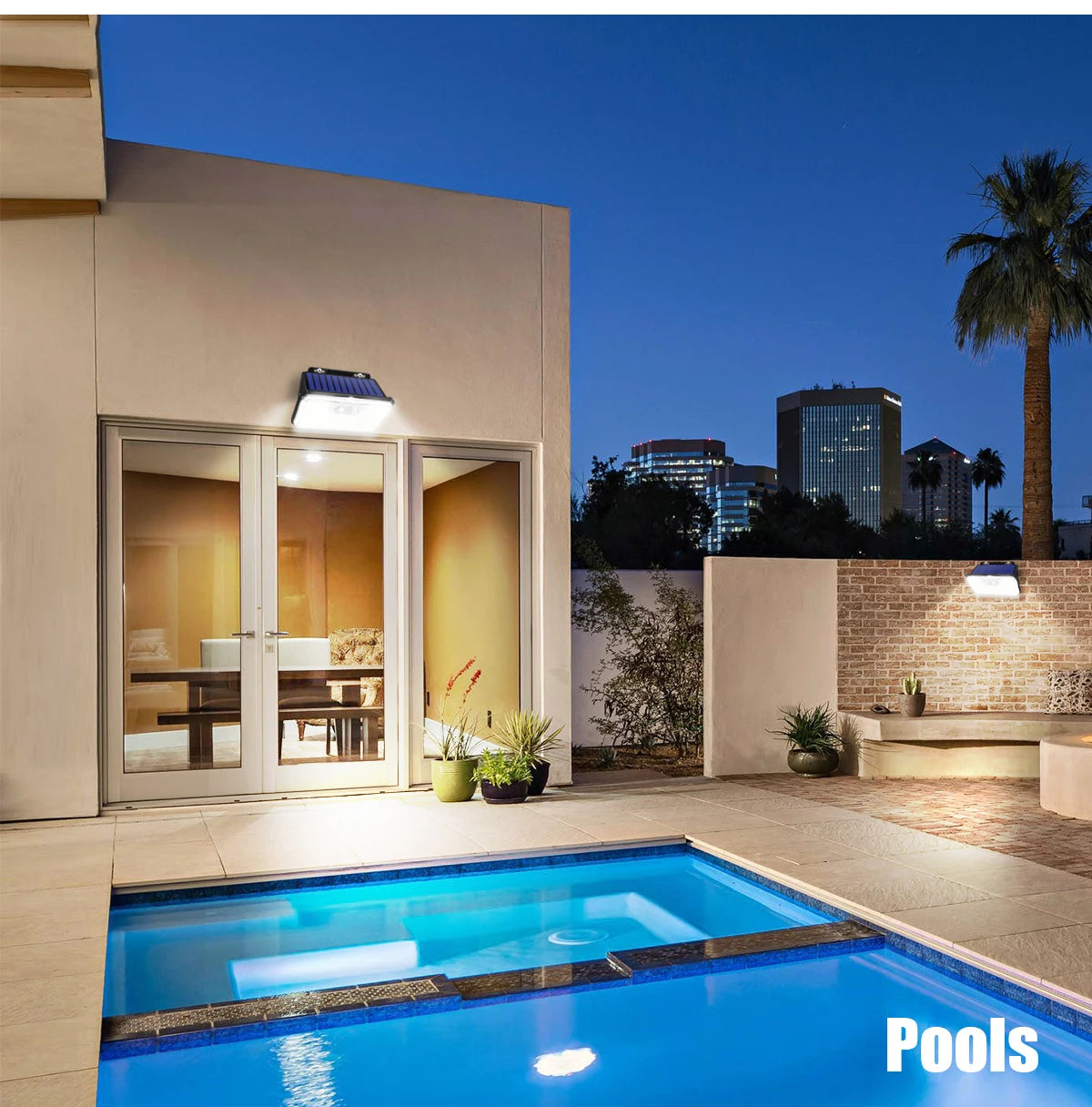 148 LED Solar Motion Sensor Outdoor Security Wall Light