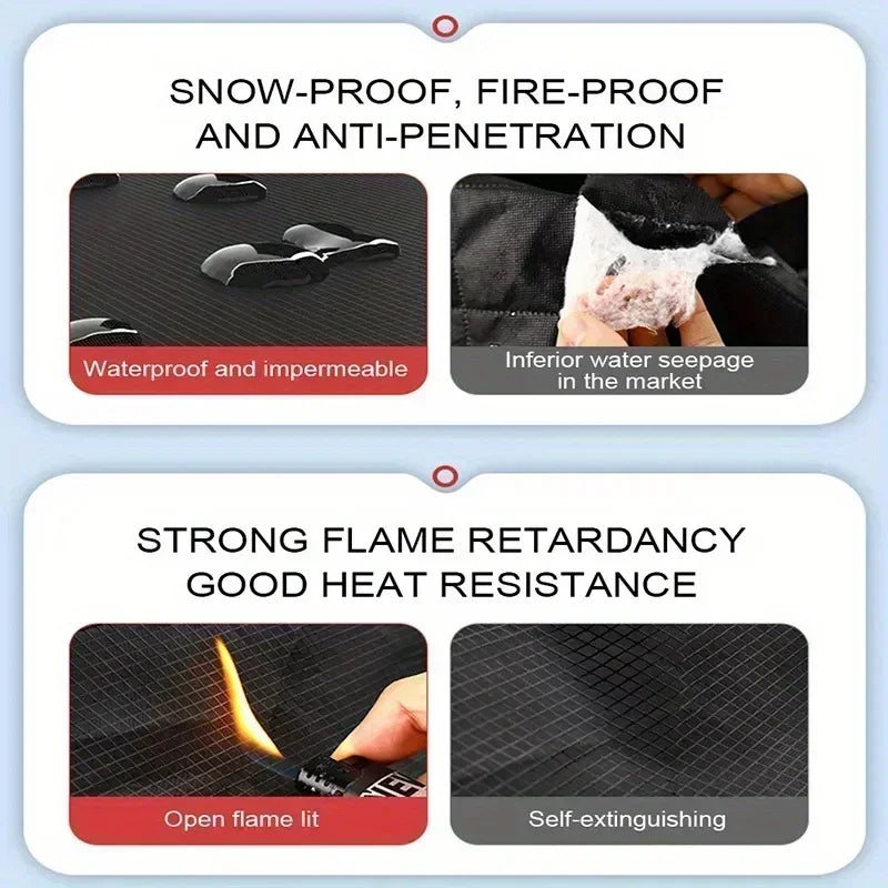 Windshield Cover Car Snow Cover Car Windshield Cover Snow Protector Ice Blocked Front Window Protector Exterior Auto Accessories