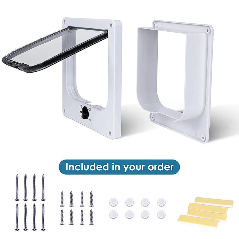 Professional 4-Way Locking Smart Pet Security Door