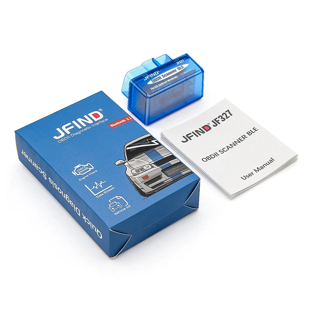 JFIND ELM327 V1.5 OBD2 Bluetooth 5.1 PIC18F25K80 Auto Scanner For Android IOS Code Reader OBD2 Car Diagnostic Tool elm 327 V1 5