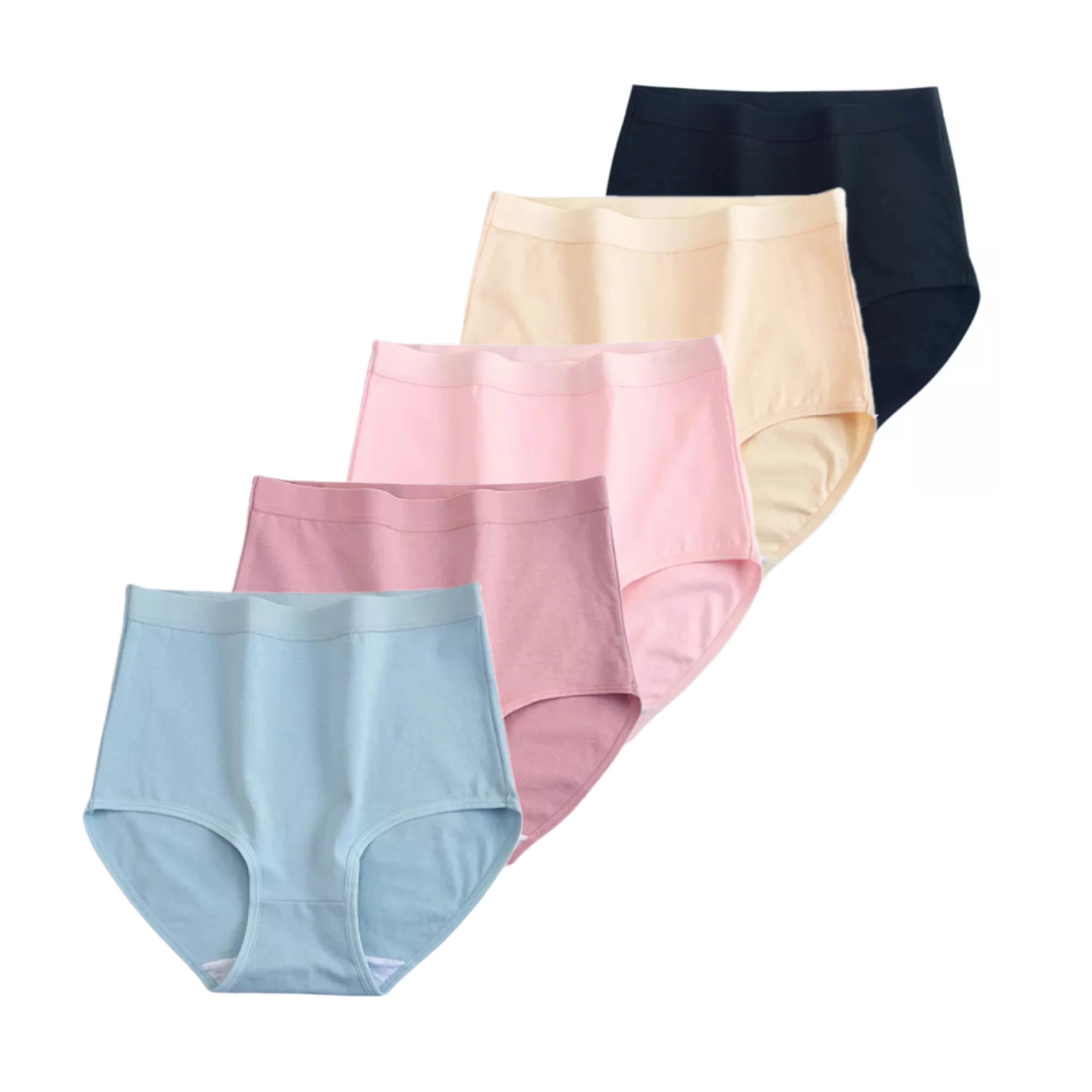 High Waist Seamless No Show Knickers 5-Pack